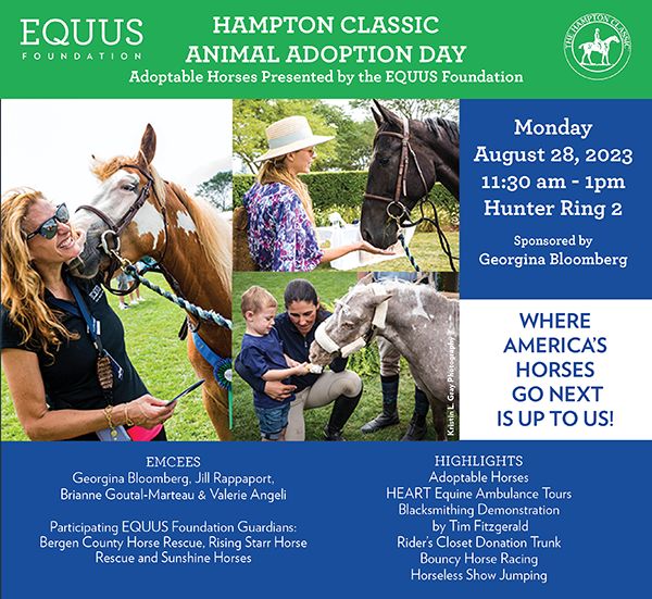 2023 Hampton Classic Equine Adoption Day
