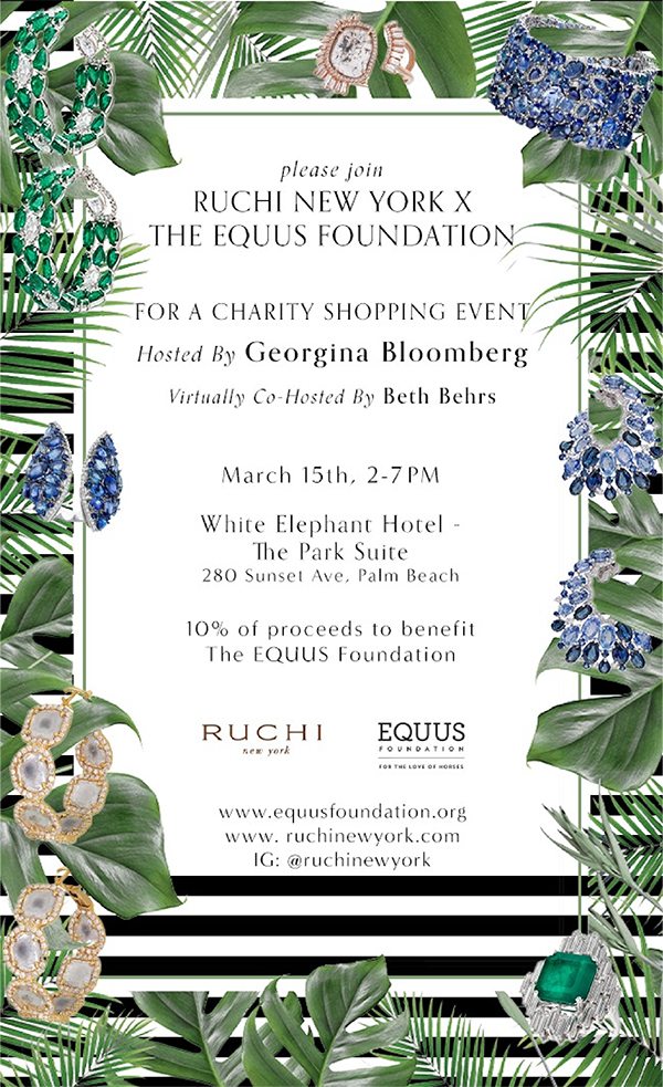 Ruchi New York Partners with the EQUUS Foundation   
