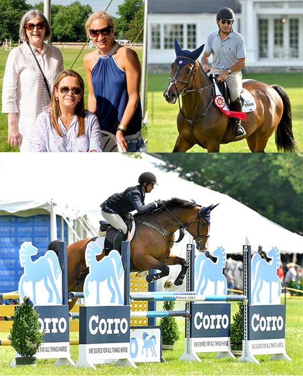Guests at EQUUS Foundation Charity Team Challenge presented by Corro and Champagne & Cupcakes hosted by Cindy Raney & Co. at the Fairfield June Horse Show