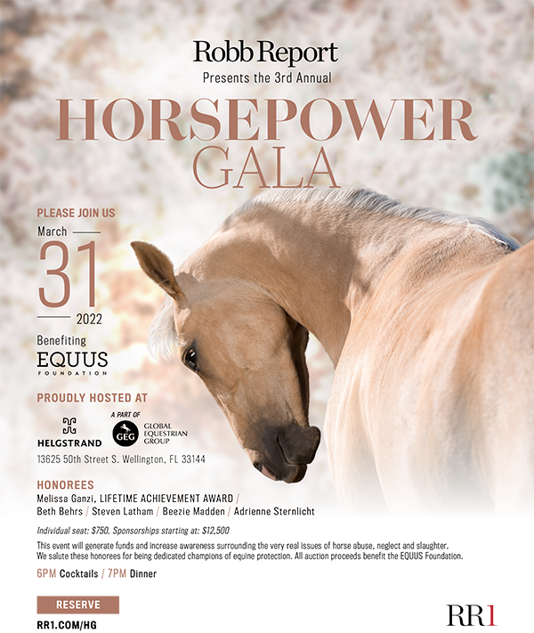Robb Report's Horsepower Gala to Honor Champions of Equine Protection