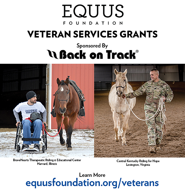 EQUUS Foundation Back on Track Veteran Services Grants