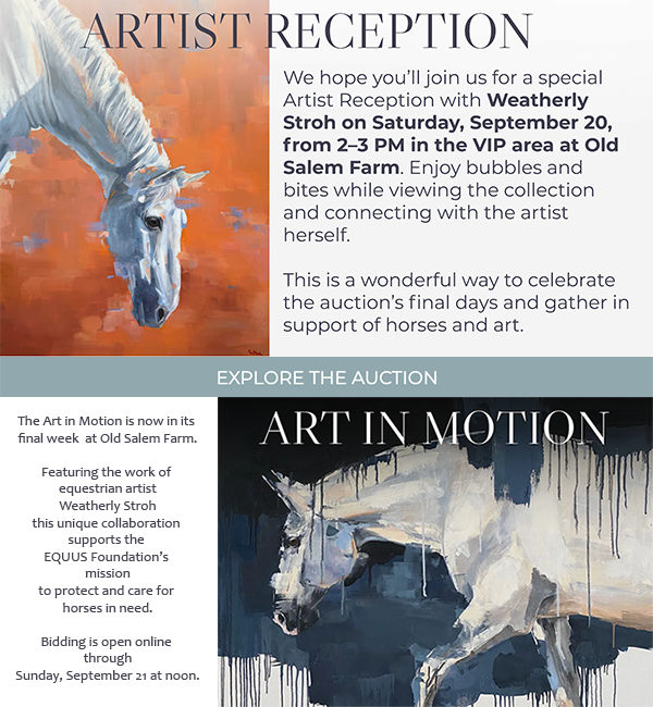 Art in Motion Featuring Weatherly Stroh at Old Salem Farm