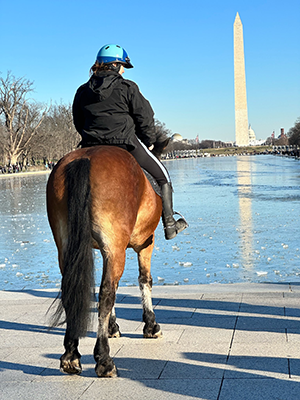United States Park Police Horse Mounted Unit Receives the 2025 WIHS Honor and Service Award