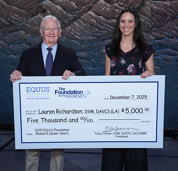 2025 EQUUS Foundation Research Career Award Recipient