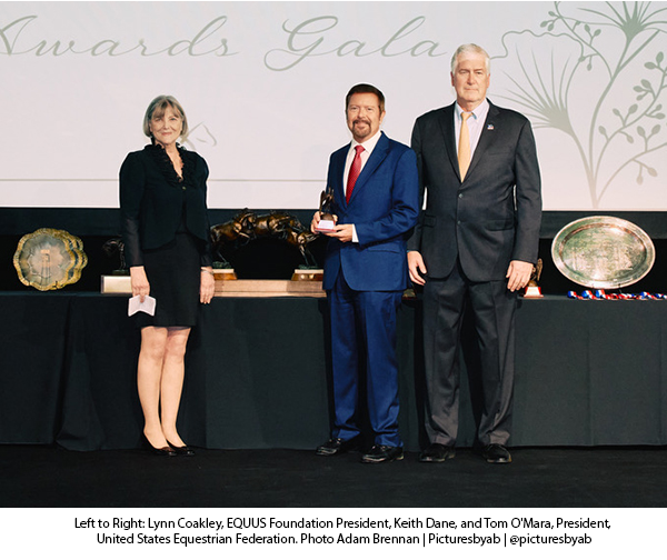 EQUUS Foundation Humanitarian Award Presented to Keith Dane