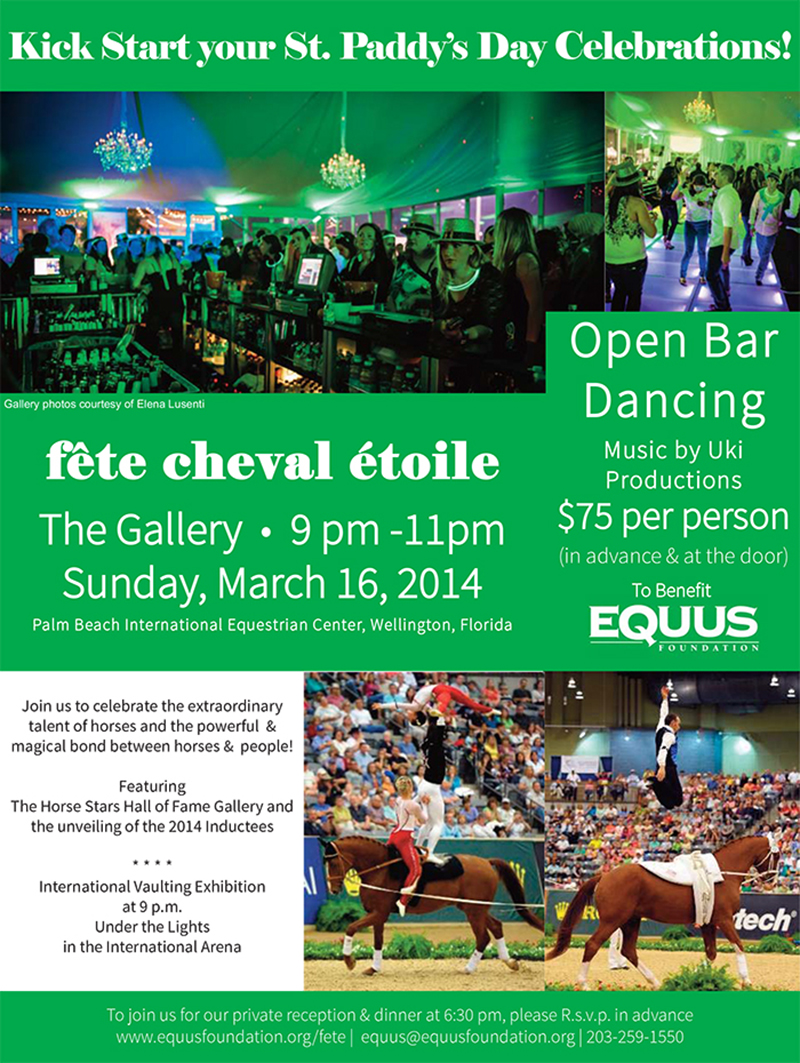 Kick Start your St. Patty's Day at the Fete Cheval Etoile